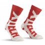 Funkčné ponožky XT132, +10/+40°C, bielo/červené, XTECH